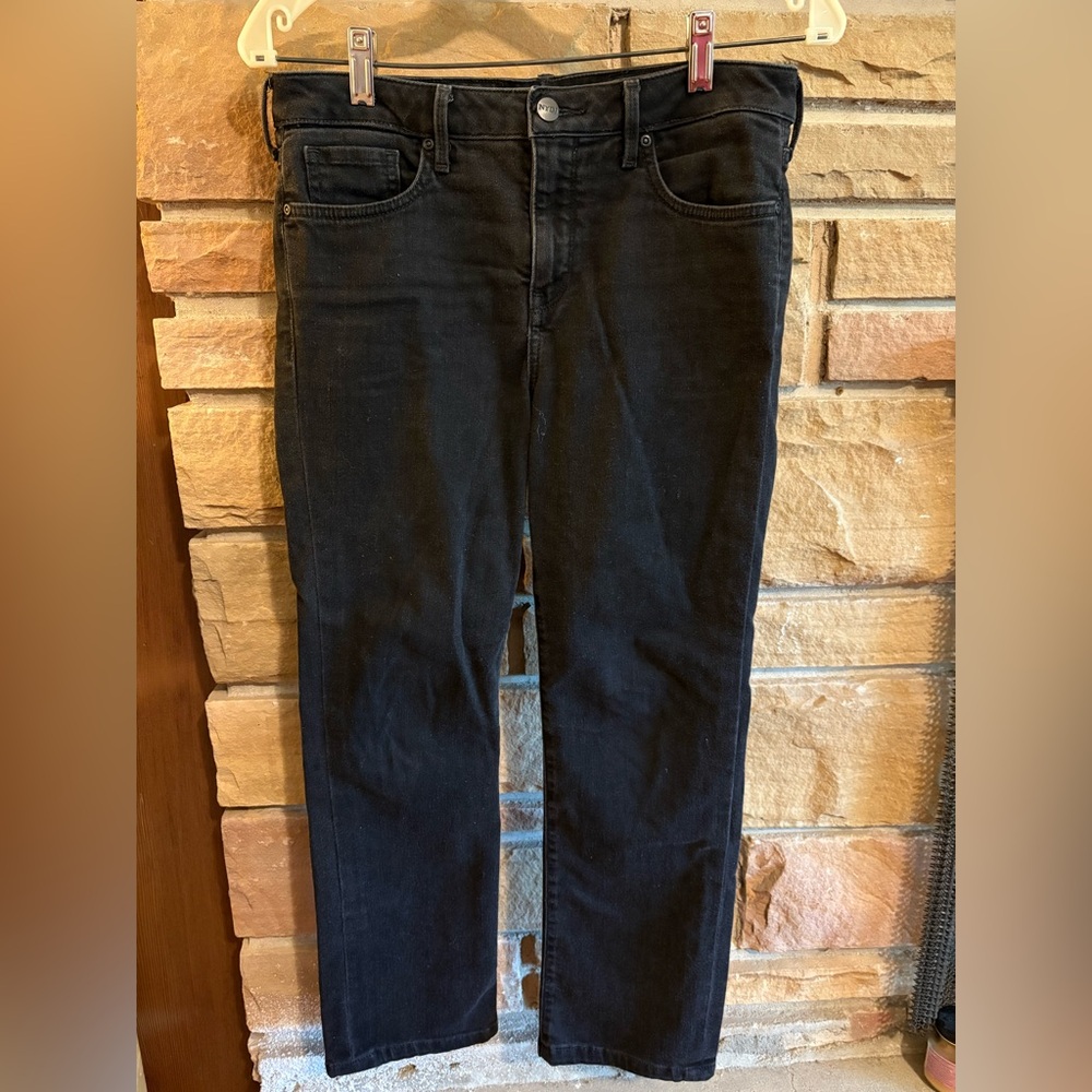 NYDJ Lift x Tuck Technology Barbara Bootcut Black Jeans